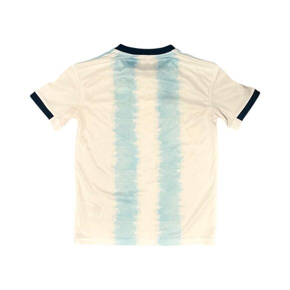 Adidas Argentina Soccer Jersey Youth M AFA FIFA White Blue Climalite Football - Picture 2 of 9